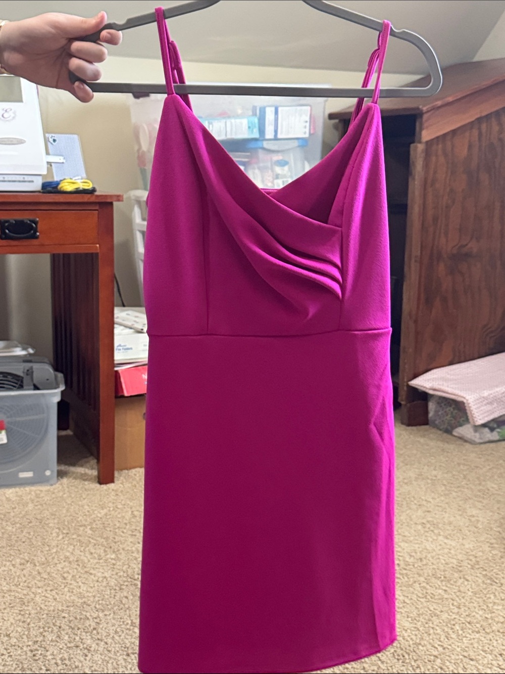 Women's FuchsiaSlip Dress